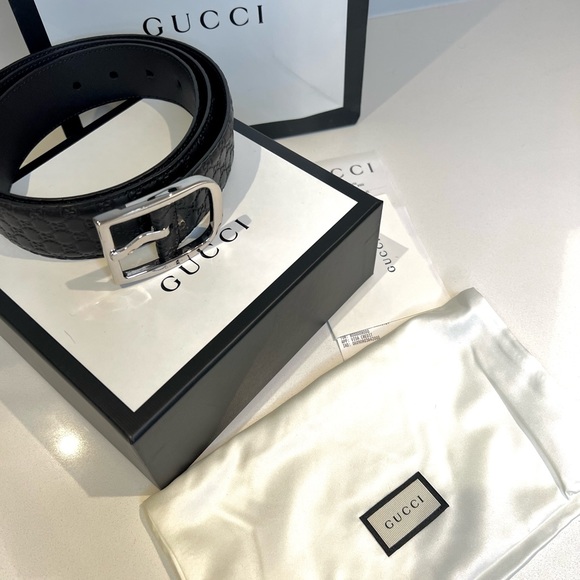 GUCCI Belt size 100 in Dark Brown. - Picture 4 of 7